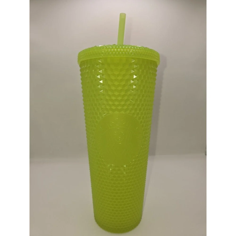 2022 Starbucks Halloween Glow in the Dark Lemongrass Studded Tumbler 24 oz Venti